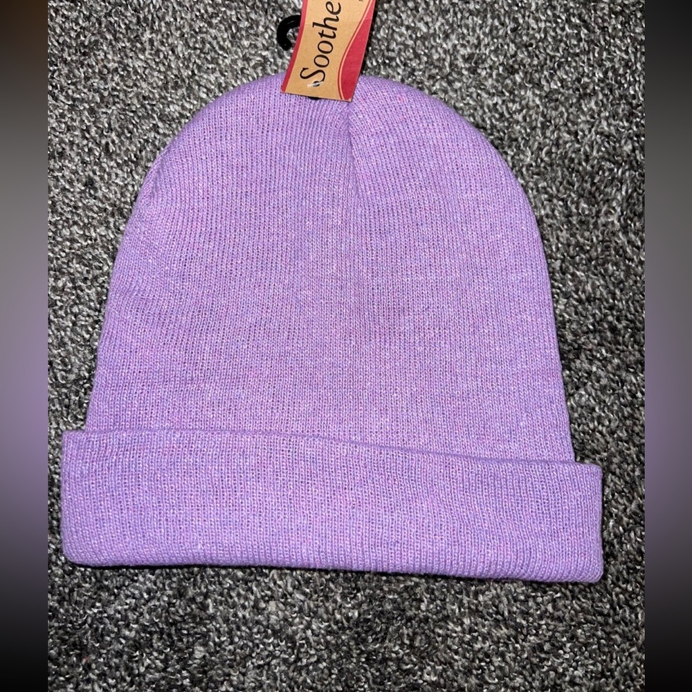 NWT Purple beanie hat‎